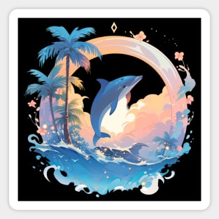 In Love Dolphins Magnet